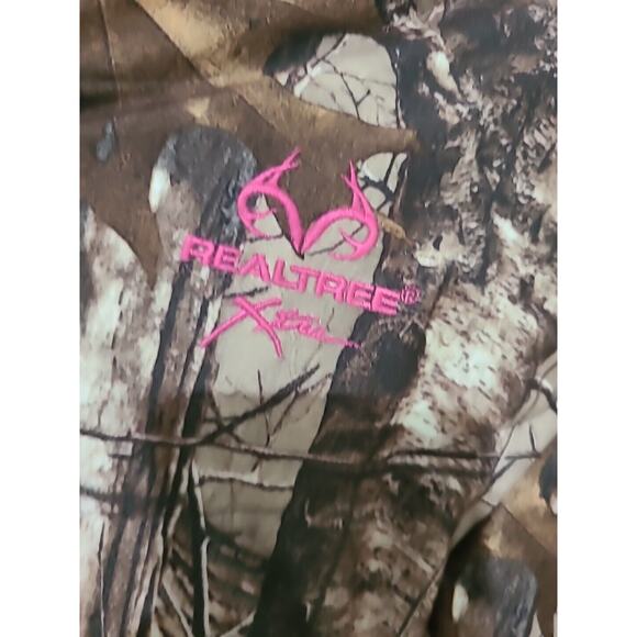 Real Tree Xtra Hoodie Puffer Jacket Womens 2XL Camouflage Hunting - Picture 3 of 8